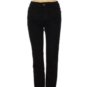 DL1961 Sz 27 Women's black skinny crop jegging stretch jeans